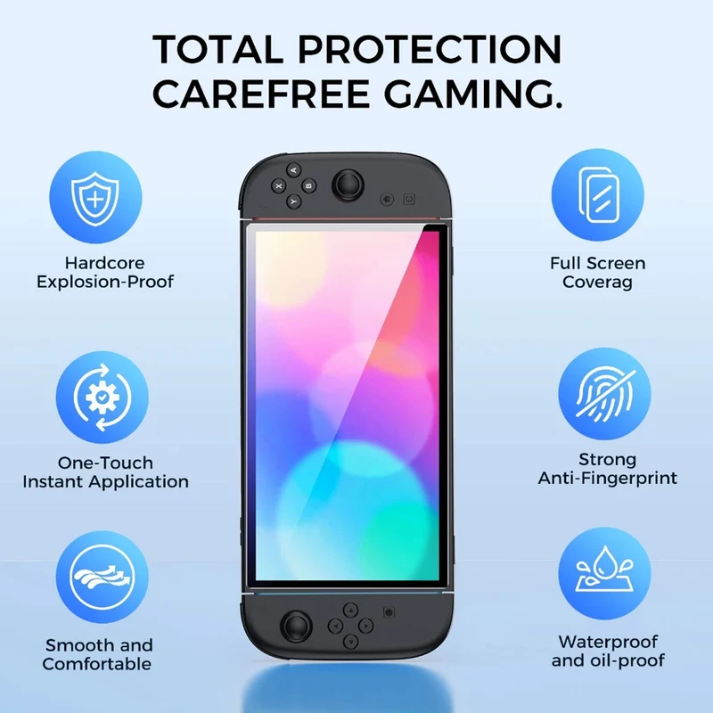 IINE Tempered Glass Screen Protector for Nintendo Switch 2