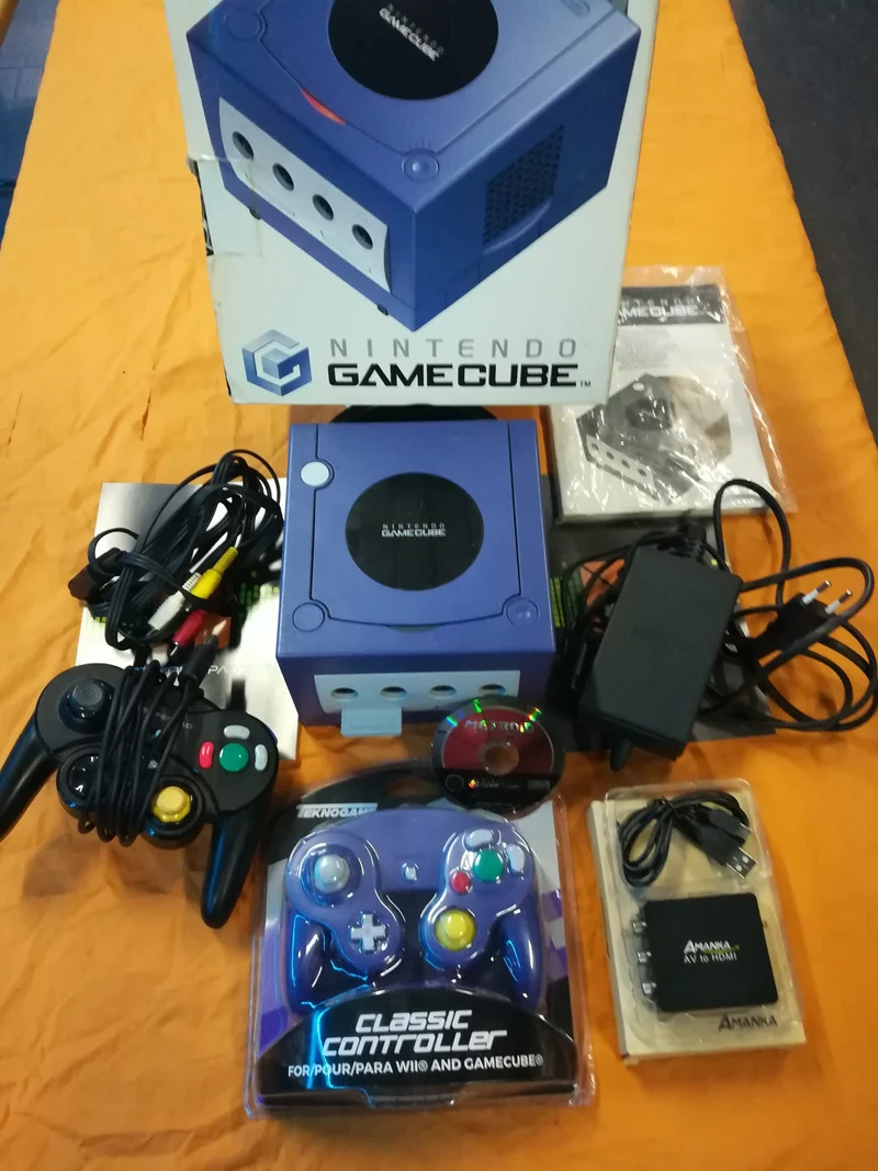 GAMECUBE CONSOLE VERSIONE PAL - TRE DIVERSI BUNDLE - USATA 100% FUNZIONANTE