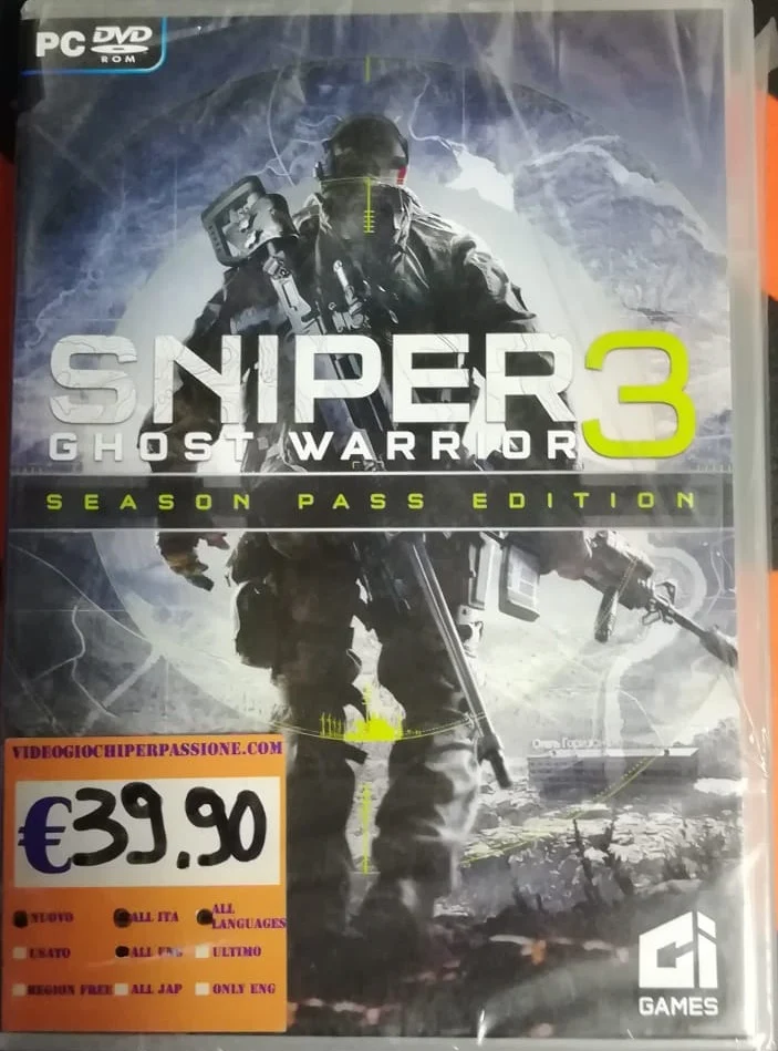 SNIPER 3 GHOST WARRIOR PC GAMES EDIZIONE ITALIANA