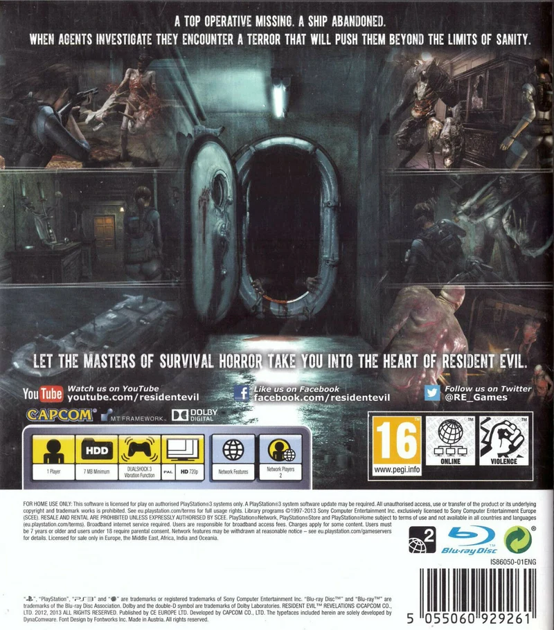 RESIDENT EVIL REVELATIONS PS3