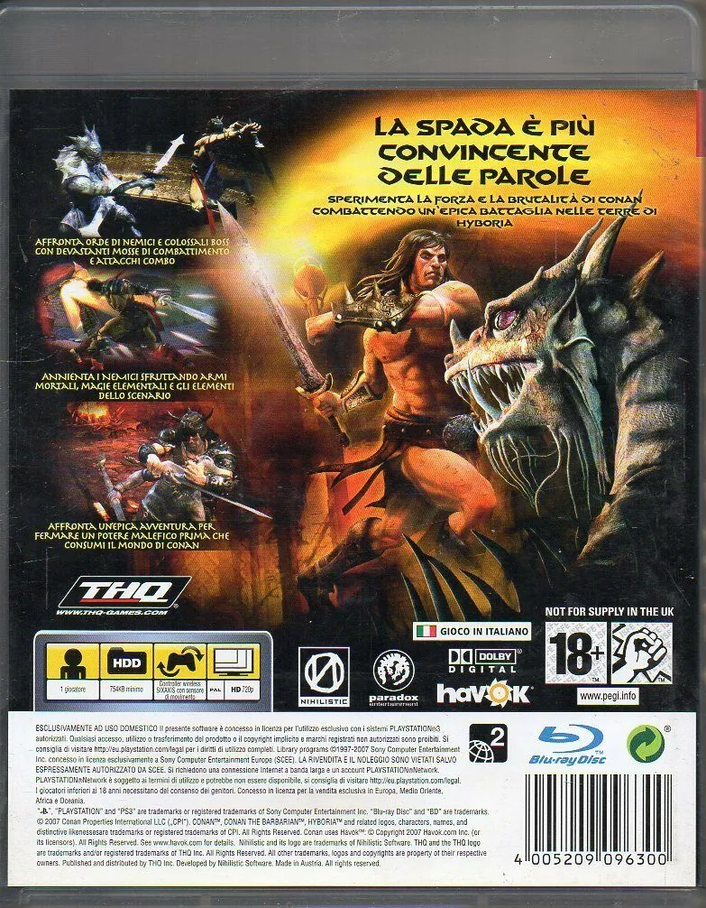 CONAN PS3 (versione italiana)