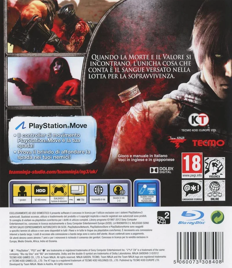 NINJA GAIDEN 3 PS3