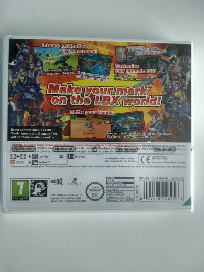 LBX LITTLE BATTLERS EXPERIENCE NINTENDO 3DS EDIZIONE REGNO UNITO