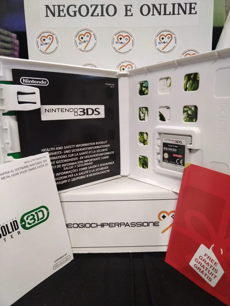 METAL GEAR SOLID SNAKE EATER NINTENDO 3DS EDIZIONE ITALIANA