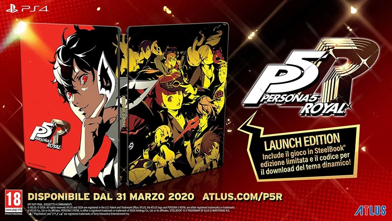 PERSONA 5 ROYAL STEELBOOK EDITION PLAYSTATION 4 EDIZIONE ITALIANA