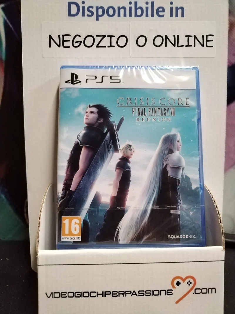 Crisis Core Final Fantasy VII Reunion Playstation 5 Edizione Europe