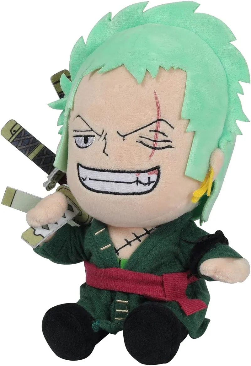One Piece – Rorona Zoro – Peluche – 25 cm – Originale e con licenza