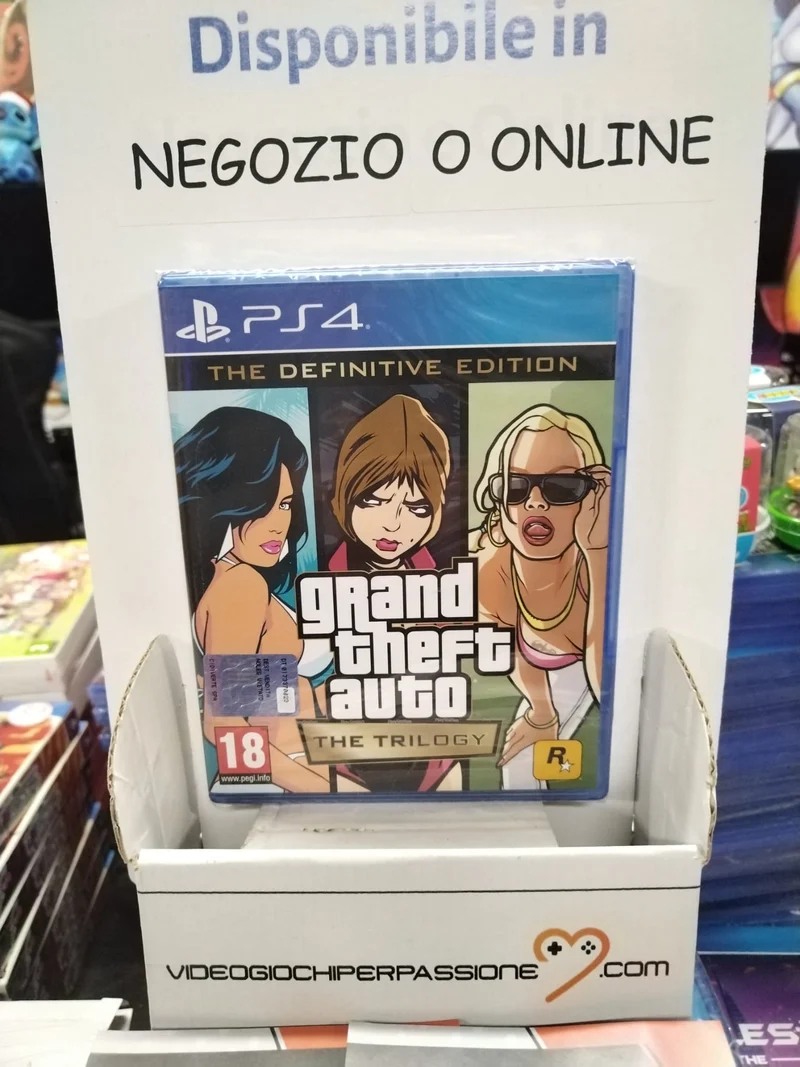 GTA - Grand Theft Auto: The Trilogy- The Definitive Edition - PlayStation 4 Edizione italiana