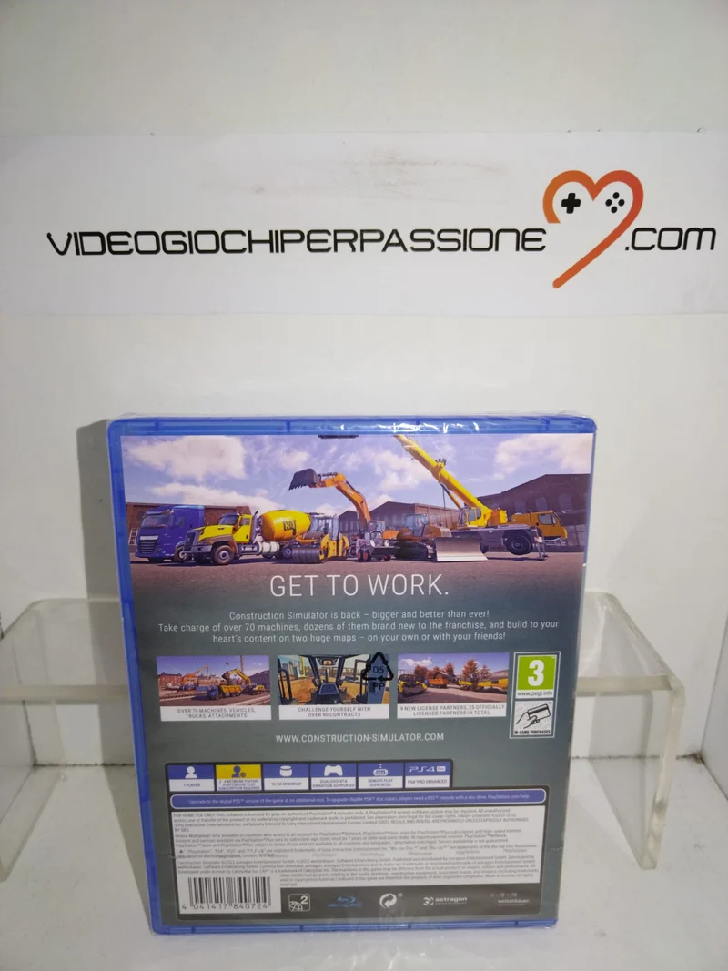 Construction Simulator Day One Edition Playstation 4