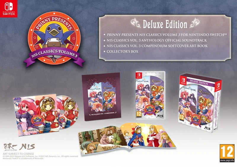 Prinny Presents NIS Classics Volume 3: La Pucelle: Ragnarok / Rhapsody: A Musical Adventure - Deluxe Edition Nintendo Switch