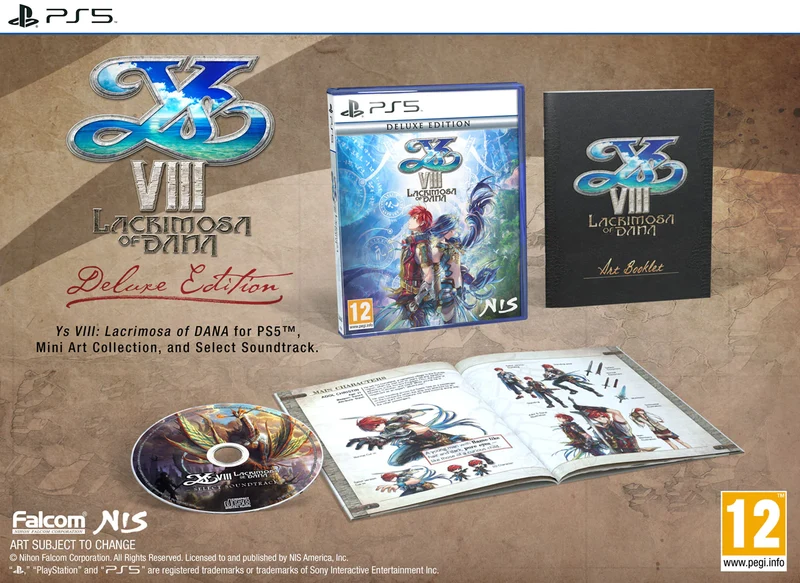 Ys VIII: Lacrimosa of Dana - Deluxe Edition- Playstation 5