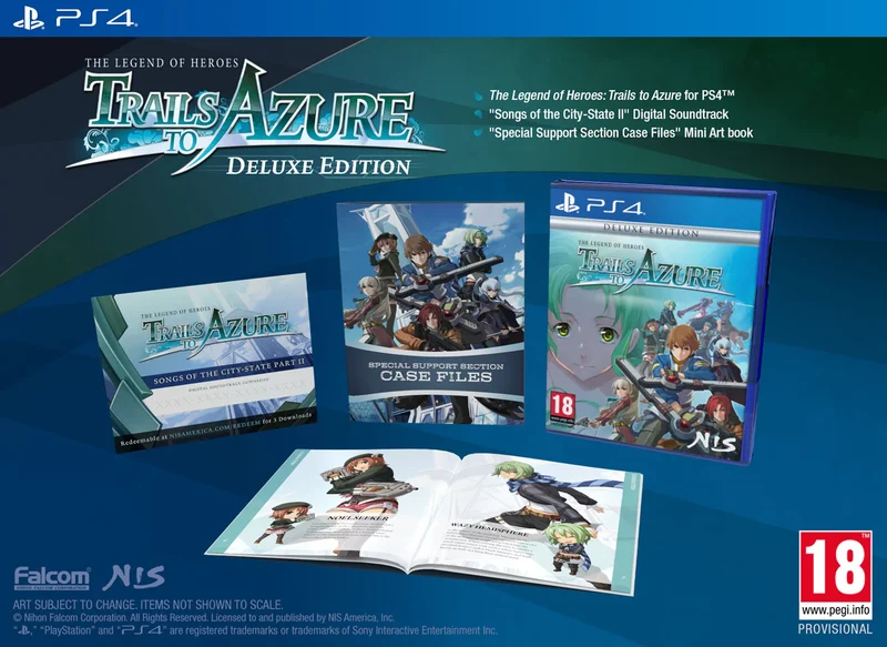 The Legend of Heroes: Trails to Azure Deluxe Edition Playstation 4