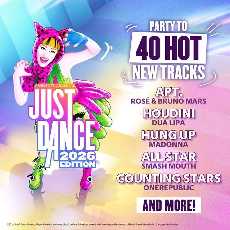 Nintendo Switch Just Dance 2026 Limited Edition (Download Code In Box)