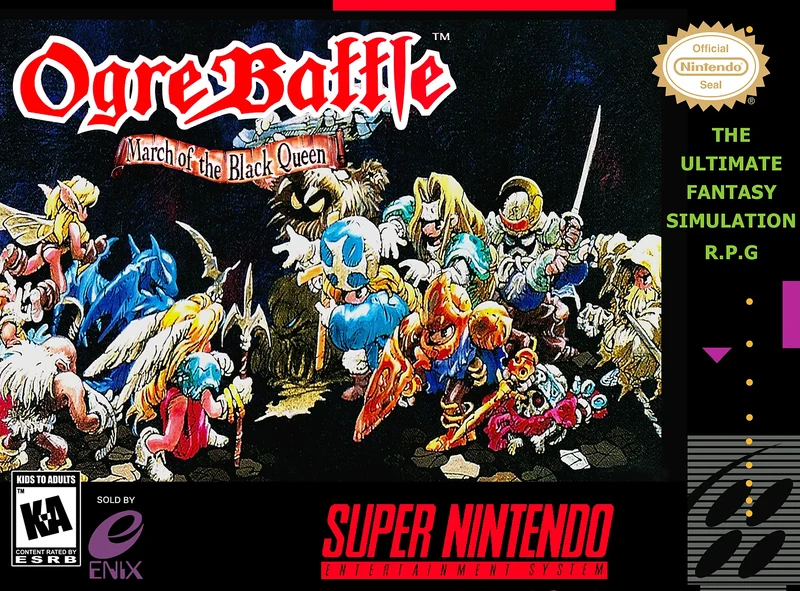 Ogre Battle The March of the Black Queen - Nintendo SNES