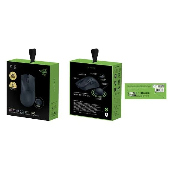 Razer Deathadder V4 Pro Wireless Gaming Mouse, Black