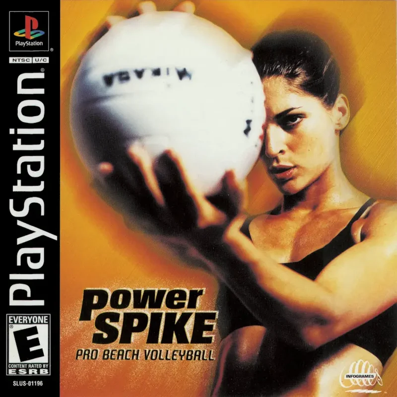 Power Spike Pro Beach Volleyball - Sony PlayStation 1 (PS1)