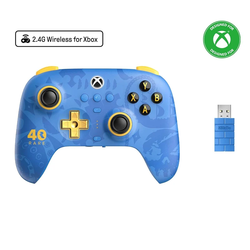 8BitDo Ultimate 3-mode Controller [Rare 40th Anniversary Edition]