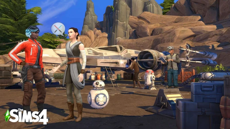 PS4 Sims 4 Star Wars Journey to Batuu Bundle