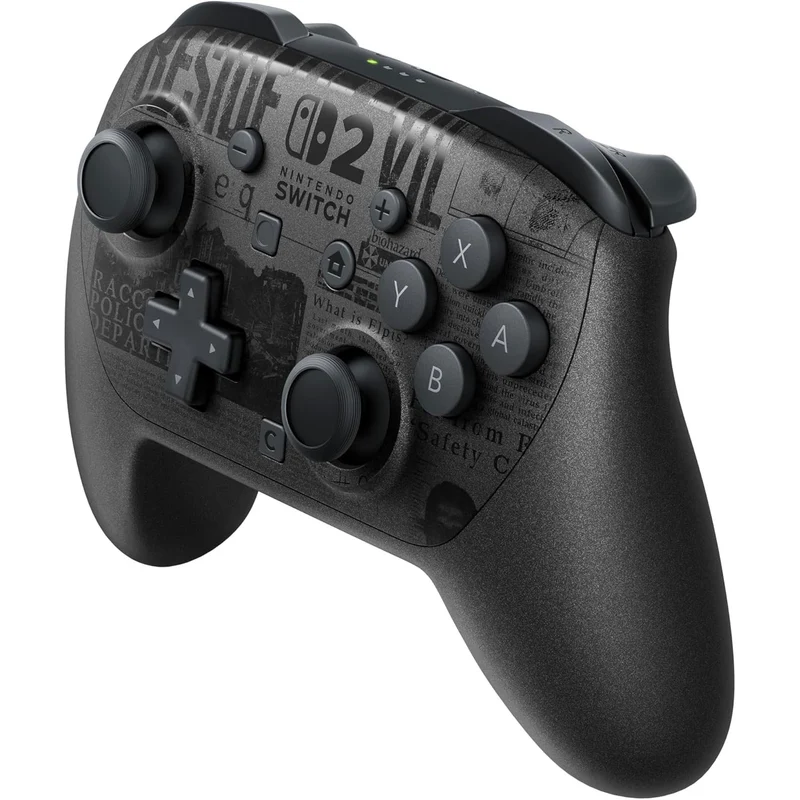 Nintendo Switch 2 Pro Controller [Resident Evil Requiem Edition] + 1 Year Warranty by Nintendo Distributor Singapore