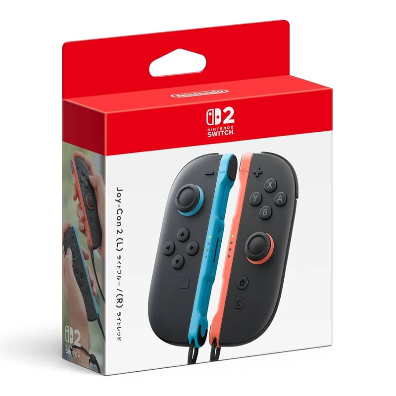 Nintendo Switch 2 Official Joy-Con 2 Controllers (Light Blue / Light Red) [Imported]