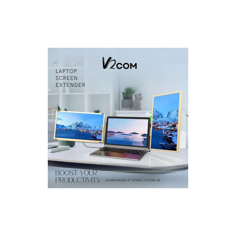 V2Com S6 15.6″ Triple Portable Screen Extender
