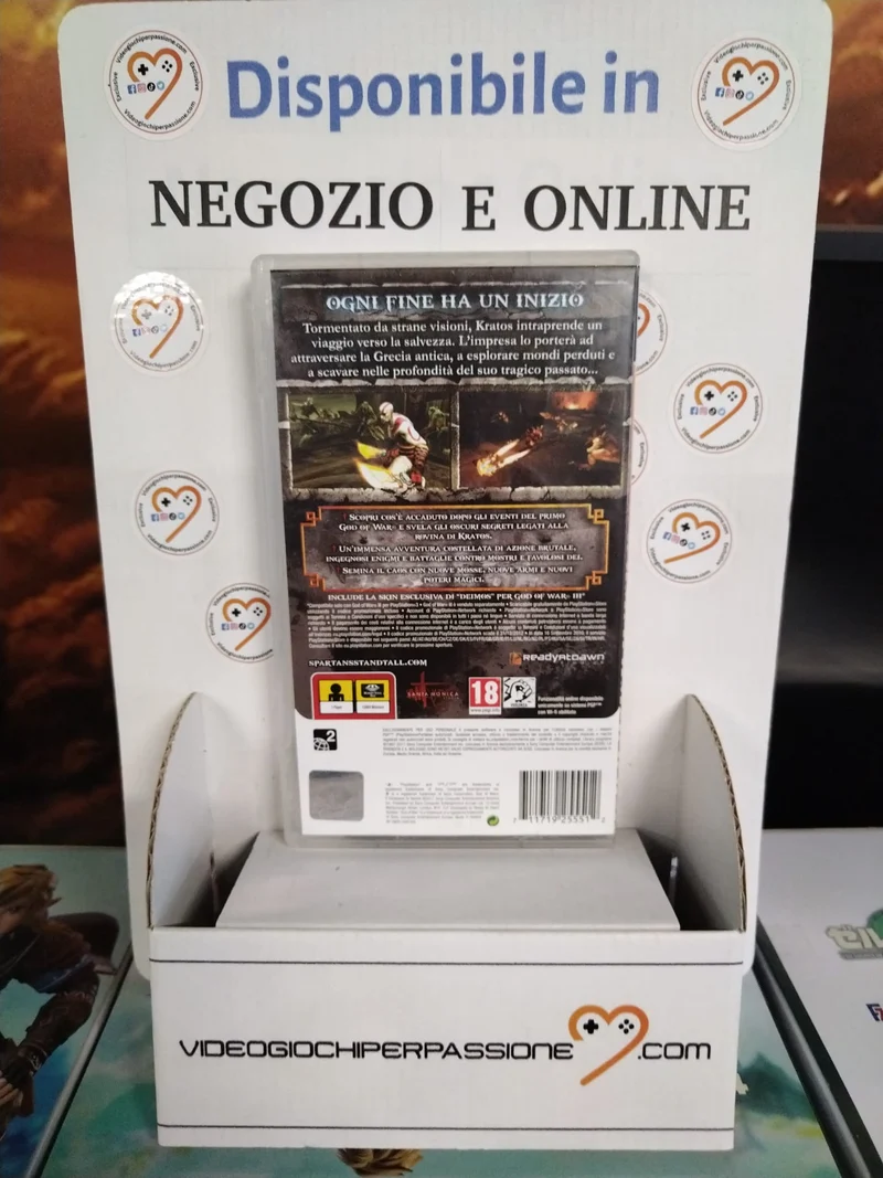 GOD OF WAR IL FANTASMA DI SPARDA ESSENTIALS PSP (usato garantito)(versione ita.)