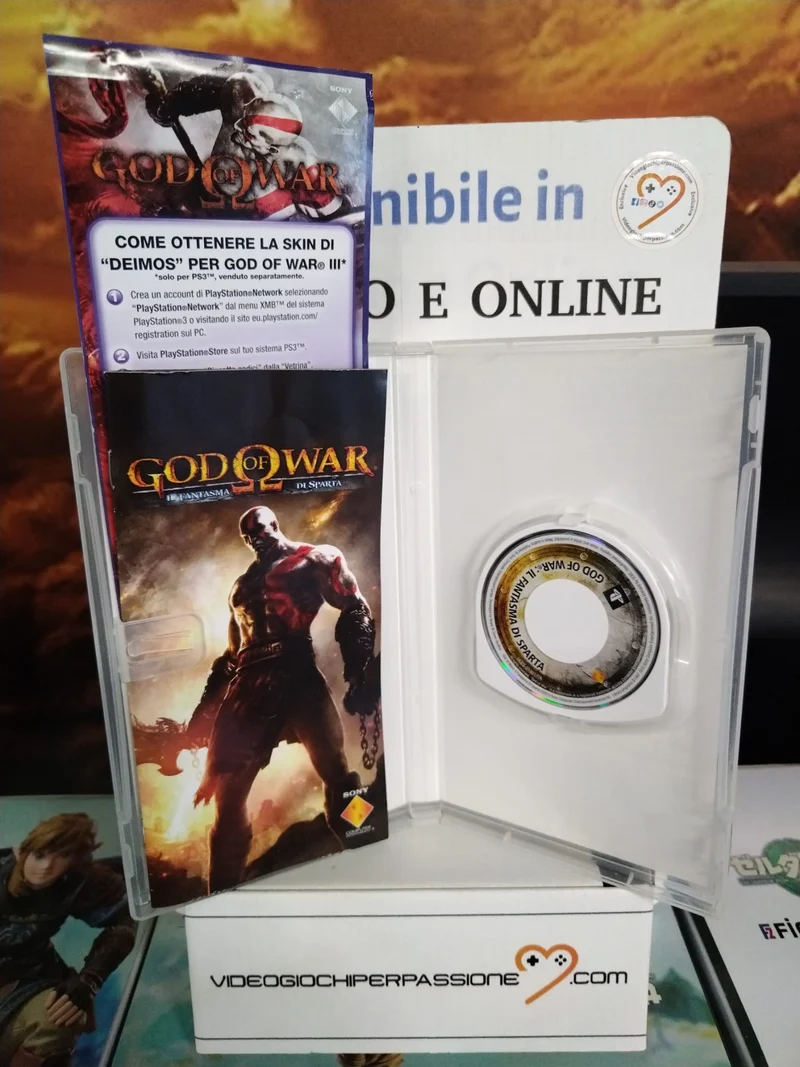 GOD OF WAR IL FANTASMA DI SPARDA ESSENTIALS PSP (usato garantito)(versione ita.)