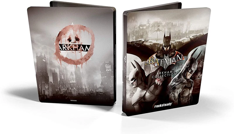 BATMAN ARKHAM COLLECTION STEEL BOOK EDITION PLAYSTATION 4 EDIZIONE REGNO UNITO