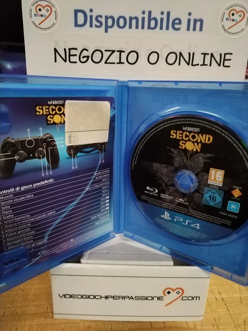 INFAMOUS SECOND SON PLAYSTATION 4 EDIZIONE ITALIANA (usato garantito)