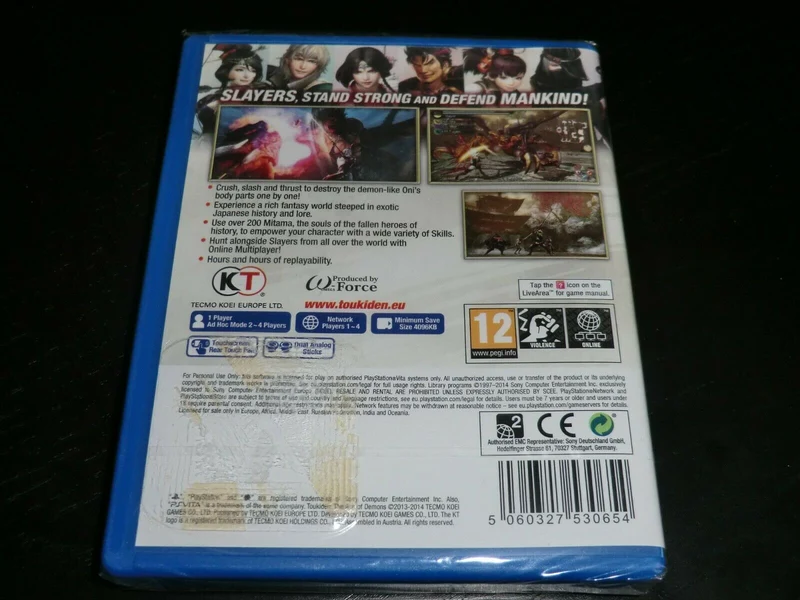 TOUKIDEN THE AGE OF DEMONS PS VITA EDIZIONE REGNO UNITO
