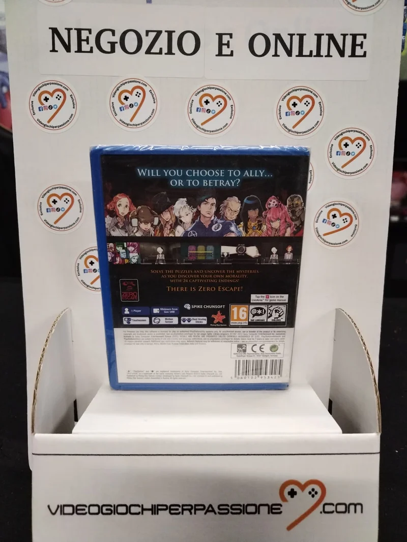 VIRTUE'S LAST REWARD PS VITA EDIZIONE REGNO UNITO