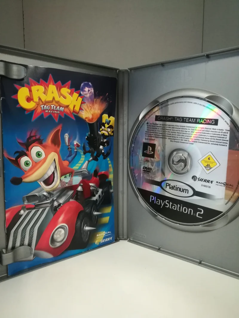 CRASH:TAG TEAM RACING PS2 (usato)(versione italiana)