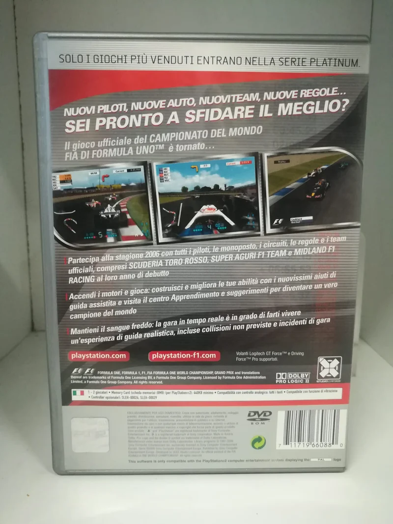 FORMULA ONE 06 PS2 (usato)(versione italiana)