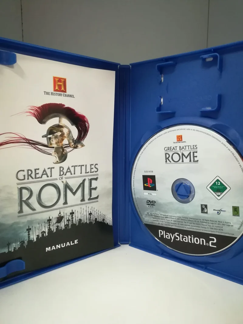 THE HISTORY CHANNEL GREAT BATTLES OF ROME PS2 (usato)versione italiana)