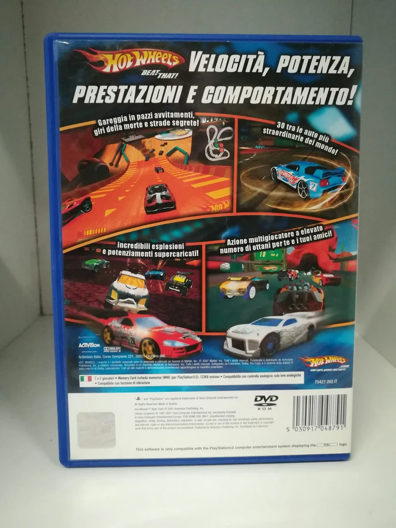 HOT WEEELS BEAT THAT PS2 (usato)(completamente in italiano)
