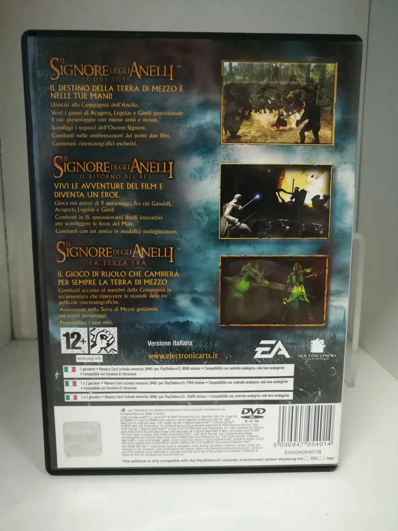 IL SIGNORE DEGLI ANELLI COLLECTION PS2 (usato)(versione italiana)
