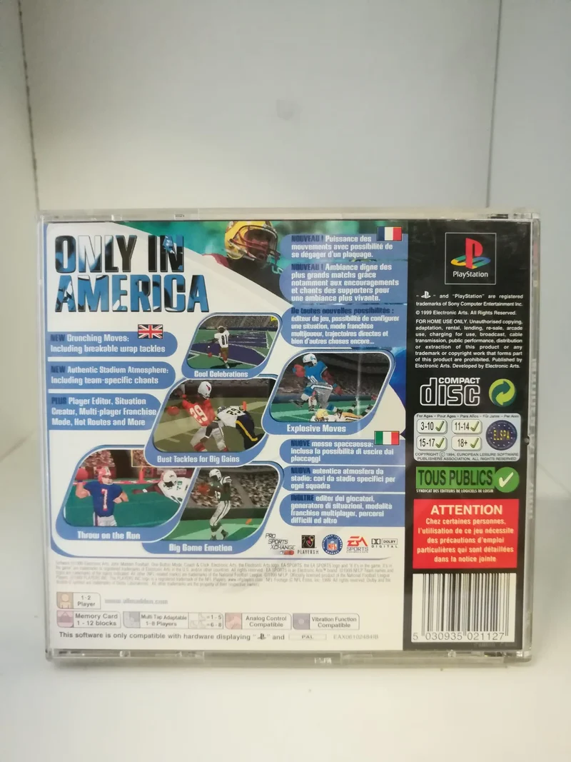 MADDEN NFL 2000 PS1 (usato garantito)