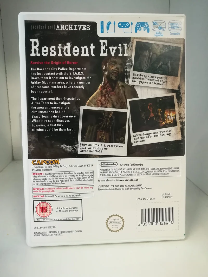 RESIDENT EVIL ARCHIVES NINTENDO WII (usato garantito)