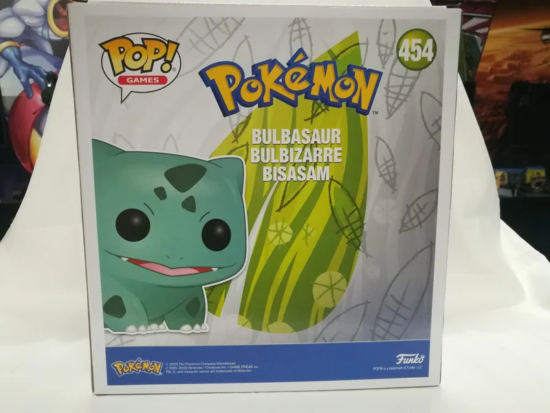 POKEMON POP! FUNKO BULBASAUR 454 DA 20 CM.