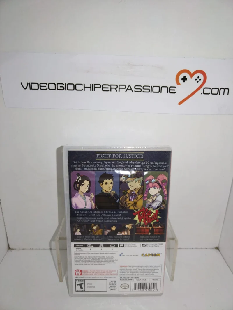 The Great Ace Attorney Chronicles - Nintendo Switch - Edizione Americana