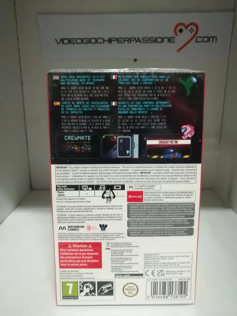 Among Us Crewmate Edition - Nintendo Switch Edizione Europea