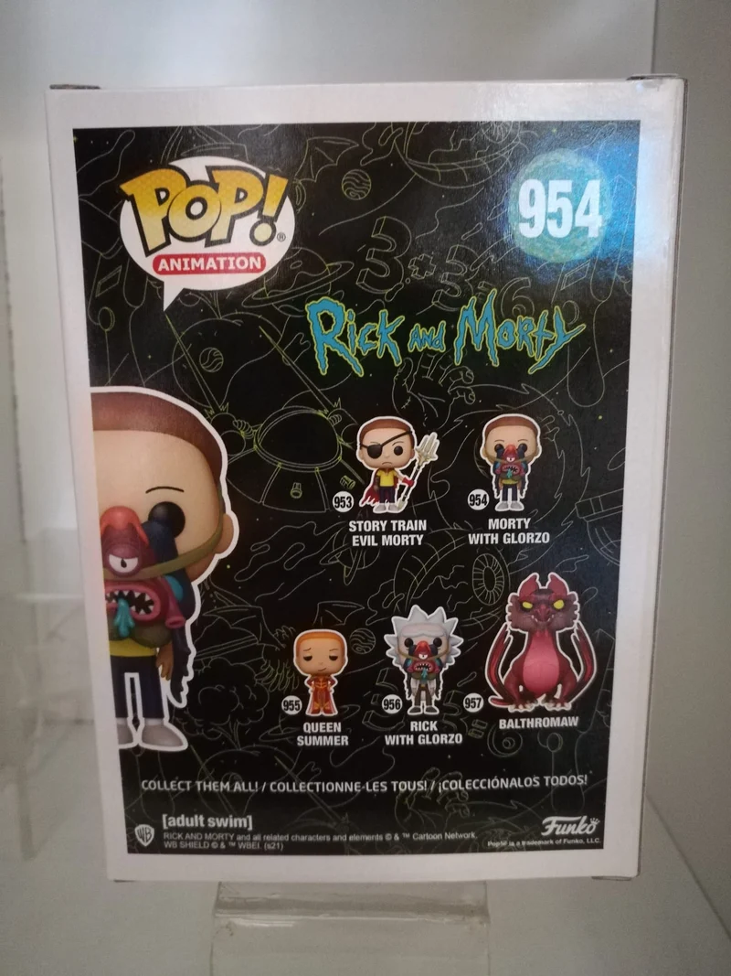 POP! FUNKO RICK AND MORTY 954 MORTY WITH GLORZO