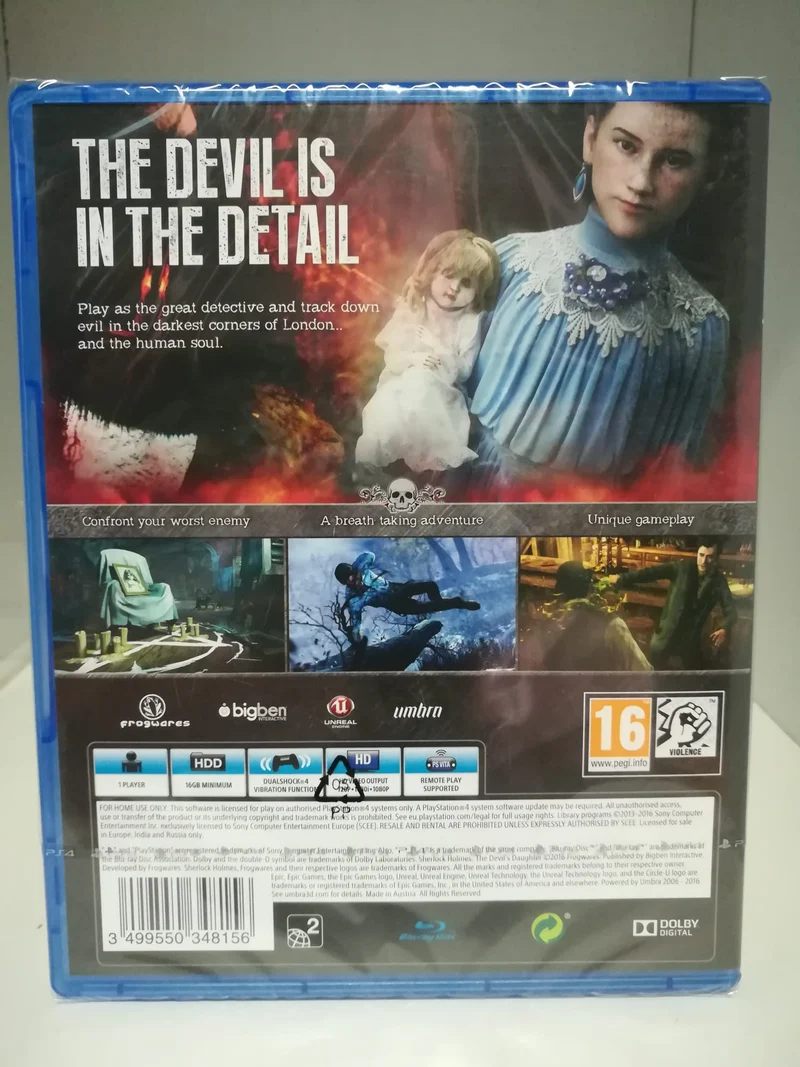Sherlock Holmes The Devil`s Daughter PS4