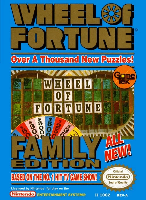 Wheel of Fortune Family Edition - Nintendo NES