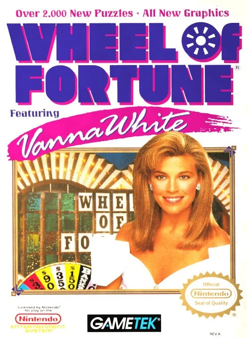 Wheel of Fortune Featuring Vanna White - Nintendo NES