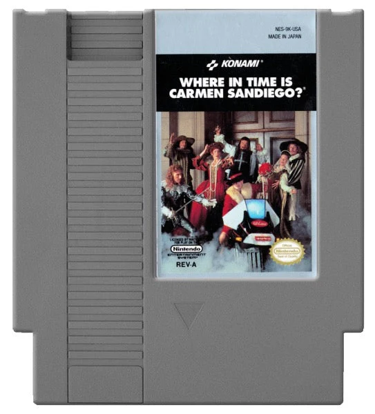 Where in Time is Carmen Sandiego - Nintendo NES
