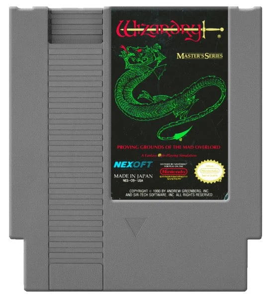 Wizardry Proving Grounds of the Mad Overlord - Nintendo NES