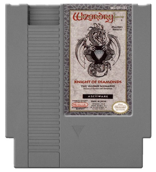 Wizardry Knight of Diamonds Second Scenario - Nintendo NES