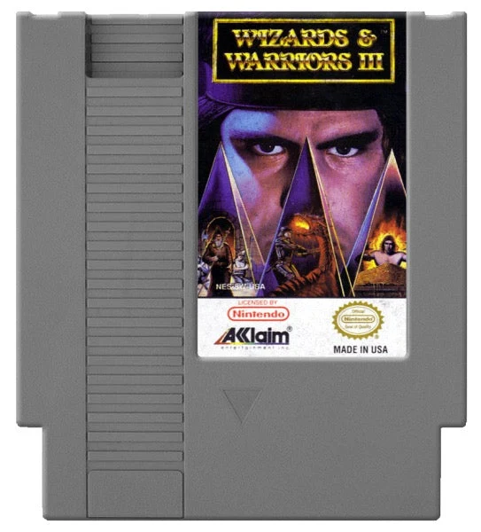 Wizards and Warriors III Kuros Visions of Power - Nintendo NES