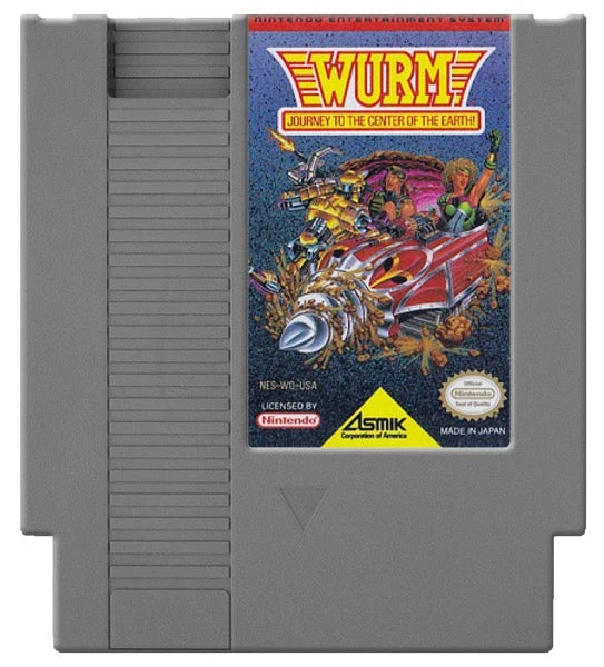 Wurm Journey to the Center of the Earth - Nintendo NES